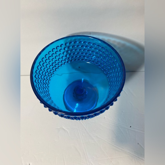 Vintage blue Fenton Pedestal Candy Dish - Picture 1 of 2